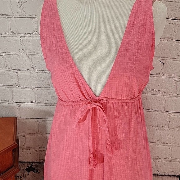 J. Crew Low V Neck Waist Tie Summer Dress - Picture 8 of 10